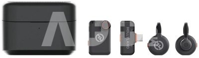 Hollyland LARK M2S Wireless Lavalier Microphone Mini Combo (Space Gray)
