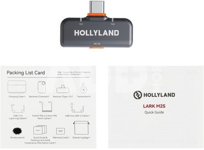 Hollyland LARK M2S USB-C Receiver (Space Gray) Fit for Lark M2S