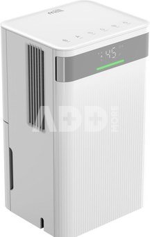 Mill Dehumidifier | MDH12 | Power 200 W | Suitable for rooms up to 8-15 m&sup2; | Water tank capacity 2 L | White