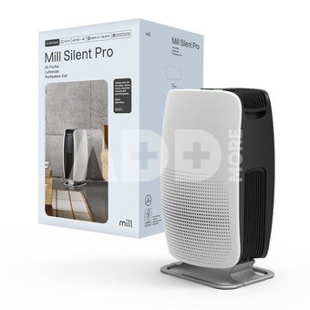 Mill | Silent Pro Air Purifier | APSILENT | Suitable for rooms up to 115 m&sup2; | 68.3 m&sup3; | White/Black