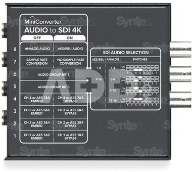 Mini Converter Audio to SDI 4K