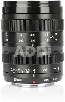 Meike MK 25mm F2.0 Micro 4/3 vatting