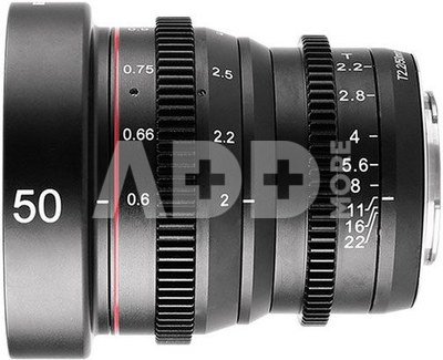 Meike MK 50mm T2.2 Micro 4/3 vatting