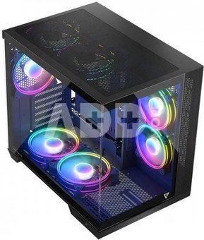 MODECOM Computer case Volcano Panorama APEX ARGB 5F MIDI grey