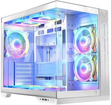 MODECOM Computer case Volcano Panorama APEX ARGB 7F MIDI white