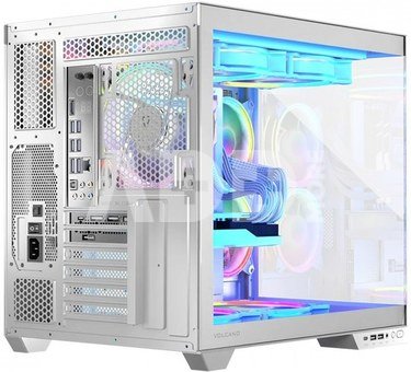 MODECOM Computer case Volcano Panorama Midi white