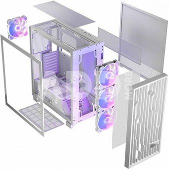 MODECOM Computer case Volcano Perun Apex ARGB Midi white