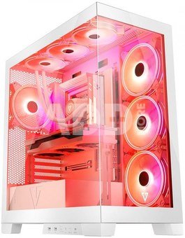 MODECOM WHITE COMPUTER CASE SPACE ARGB
