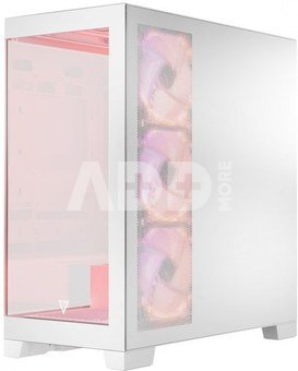 MODECOM WHITE COMPUTER CASE SPACE ARGB