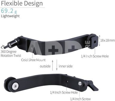 Feelworld Monitor Tilt Arm For F5, S55, FW568, F6