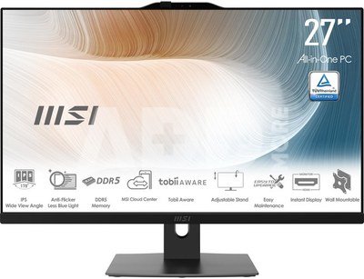 Monoblock PC|MSI|CPU Intel|Intel Core 5|Intel Core 5|120U|RAM 16 GB|DDR5-SDRAM|Screen 27 "|1920 x 1080 pixels|Storage 512 GB|SSDs 512 GB|Not available|On-board graphics Yes|Intel&reg; Graphics|Black|OS Windows 11 Pro|MODERNAM272P1M-855EU