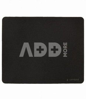MOUSE PAD BLACK MIDDLE/MP-S-BK-M GEMBIRD