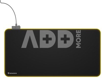 Mouse Pad | Boron 500 XXL RGB | Mouse pad | 400 x 800 x 4 mm | Black