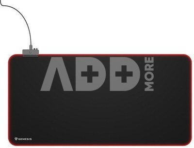 Mouse Pad | Boron 500 XXL RGB | Mouse pad | 400 x 800 x 4 mm | Black