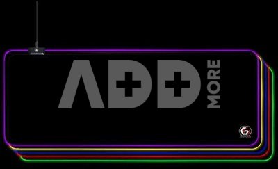 MOUSE PAD GAMING LED LARGE/MP-GAMELED-L GEMBIRD