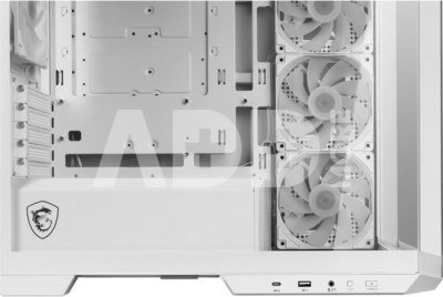MSI Case | MAG PANO M100R PZ WHITE | White | Micro ATX Tower | Power supply included No | ATX