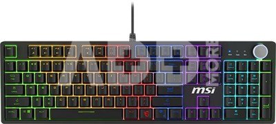 MSI FORGE GK320 RED US | Gaming keyboard | Wired | US | Mechanical RED Switches