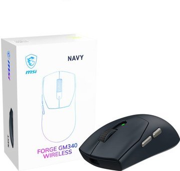 MSI Gaming Mouse | FORGE GM340 WIRELESS | Wireless | 2.4 GHz, Bluetooth, USB | Navy