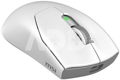 MSI Gaming Mouse | FORGE GM340 WIRELESS | Wireless | 2.4 GHz, Bluetooth, USB | White