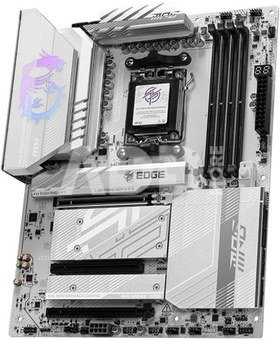 MSI MPG B850 EDGE TI WIFI | Processor family AMD | Processor socket AM5 | DDR5 | Supported hard disk drive interfaces SATA, M.2 | Number of SATA connectors 4