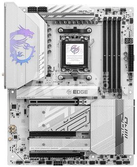 MSI MPG B850 EDGE TI WIFI | Processor family AMD | Processor socket AM5 | DDR5 | Supported hard disk drive interfaces SATA, M.2 | Number of SATA connectors 4