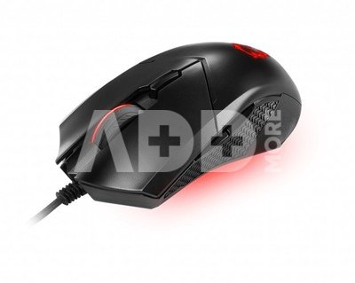MSI Optical, RGB LED light, Black, Gaming Mouse