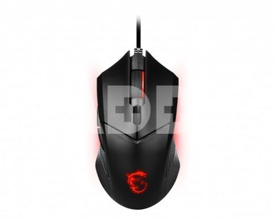 MSI Optical, RGB LED light, Black, Gaming Mouse