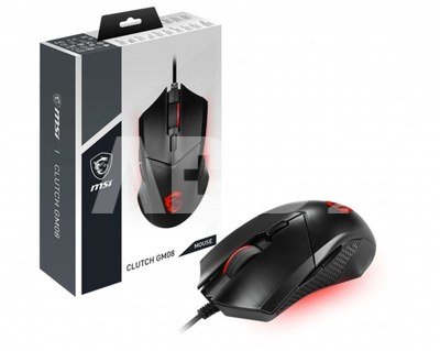MSI Optical, RGB LED light, Black, Gaming Mouse