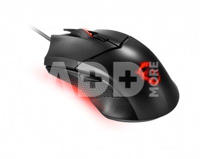 MSI Optical, RGB LED light, Black, Gaming Mouse