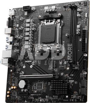 MSI PRO A620M-B | Processor family AMD | Processor socket AM5 | DDR5 | Supported hard disk drive interfaces SATA, M.2 | Number of SATA connectors 4
