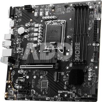 MSI PRO B760M-P Processor family Intel, Processor socket LGA1700, DDR5 DIMM, Memory slots 4, Supported hard disk drive interfaces  SATA, M.2, Number of SATA connectors 4, Chipset Intel B760, mATX
