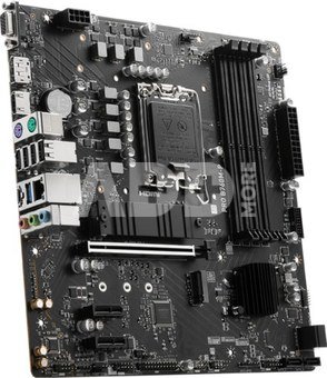 MSI PRO B760M-P Processor family Intel, Processor socket LGA1700, DDR5 DIMM, Memory slots 4, Supported hard disk drive interfaces  SATA, M.2, Number of SATA connectors 4, Chipset Intel B760, mATX