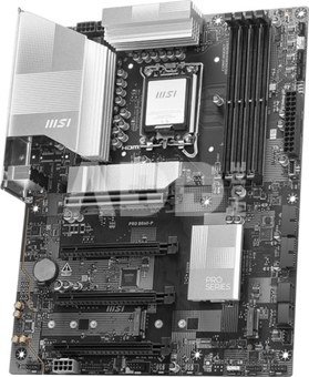 MSI PRO B860-P | Processor family Intel | Processor socket LGA1851 | DDR5 | Supported hard disk drive interfaces SATA, M.2 | Number of SATA connectors 4