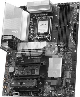 MSI PRO B860-P WIFI | Processor family Intel | Processor socket LGA1851 | DDR5 | Supported hard disk drive interfaces SATA, M.2 | Number of SATA connectors 4