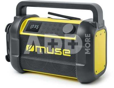 Muse M-928 BTY Jobsite Radio speaker, Black/Yellow