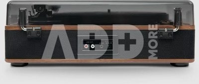 Muse MT-107 BTO Turntable Stereo System, Black/Brown | Muse