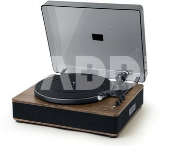 Muse MT-107 BTO Turntable Stereo System, Black/Brown | Muse