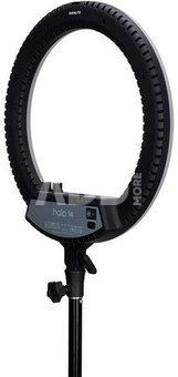 NANLITE Halo 14 Bi-Colour LED Ring Light with carrying bag