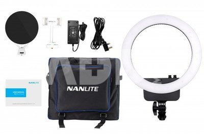 NANLITE Halo 16 Bi-Colour LED Ring Light with carrying bag
