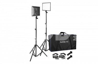 NANLITE LumiPad 25 2kit with Power Adapter & Battery