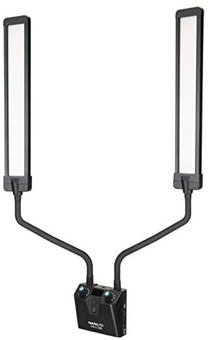NANLITE Mira 26B Dual Flex Arm Beauty Light with Lightstand