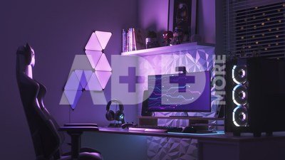 Nanoleaf Shapes Black Triangles Starter Kit (9 panels)
