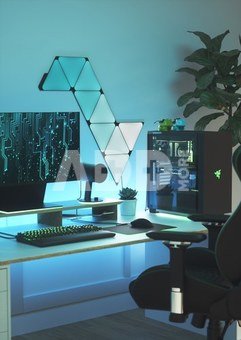 Nanoleaf Shapes Black Triangles Starter Kit (9 panels)