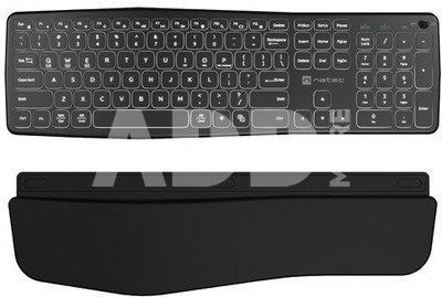 Natec KEYBOARD PORIFERA US WIRELESS BT+2.4GHZ
