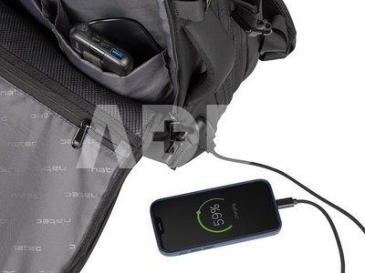 Natec Laptop backpack Camel Pro 17,3 black