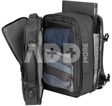 Natec Laptop backpack Camel Pro 17,3 black