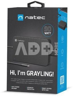 Natec Laptop charger Grayling USB-C 90W