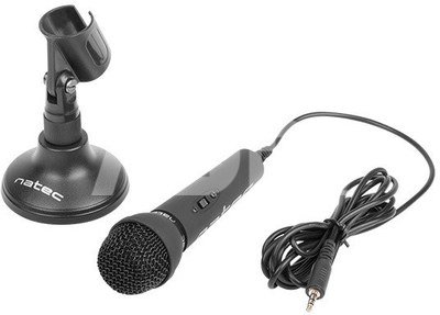 Natec Microphone NMI-0776 Adder Black, Wired