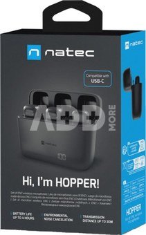 Natec | Microphone | NMI-2254 | Built-in microphone | Wireless | Black