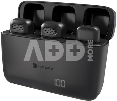 Natec | Microphone | NMI-2254 | Built-in microphone | Wireless | Black